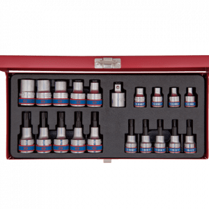 Juego de Dados torx 1/2 y 3/8 20pcs