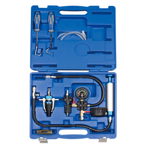 Kit para detectar fugas y relleno de radiador King Tony