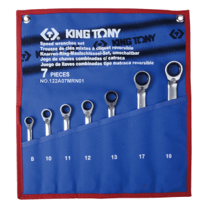 Juego de llaves mixtas con ratchet 7pcs